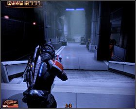 Zauważ, że możesz już udać się w stronę miejsca zbrodni - Mass Effect 2: Akta, Egzekutorka - opis przejścia, solucja - Mass Effect 2 - poradnik do gry