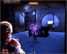 Możesz już wyjść po znajdujących się obok schodach na górę - Mass Effect 2: Akta, Zabójca - opis przejścia, solucja - Mass Effect 2 - poradnik do gry