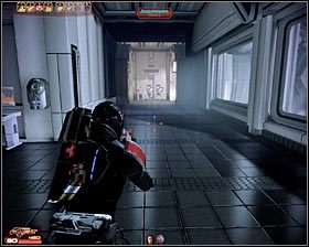 Zaczynasz w sektorze oznaczonym jako [Wrak Żniwiarza] i możesz od razu ruszać prosto - Mass Effect 2: Moduł identyfikacyjny Żniwiarza - opis przejścia, solucja - Mass Effect 2 - poradnik do gry