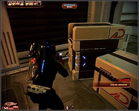 Po znalezieniu się w nowym pomieszczeniu przystąp do atakowania znajdujących się tu gethów - Mass Effect 2: Krok od katastrofy statku - opis przejścia, solucja - Mass Effect 2 - poradnik do gry