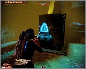 Po wyeliminowaniu wszystkich wrogów skieruj się w stronę ogromnego urządzenia gethów - Mass Effect 2: Wykryto anomalie pogodowe - opis przejścia, solucja - Mass Effect 2 - poradnik do gry