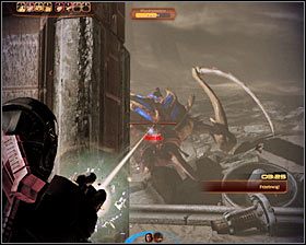 Walka z bossem może zakończyć się na dwa różne sposoby - możesz mianowicie zabić miażdżypaszczę lub przeczekać pięć minut - Mass Effect 2: Grunt, Rytuał przejścia - opis przejścia, solucja - Mass Effect 2 - poradnik do gry
