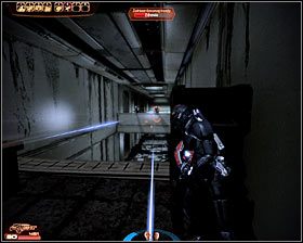 W celu kontynuowania swojej przygody musisz złamać zabezpieczenie na pokazanej na pierwszym screenie bramie, a to oznacza konieczność rozwiązania doskonale poznanej mini-gry - Mass Effect 2: Jack, Obiekt zero - opis przejścia, solucja - Mass Effect 2 - poradnik do gry