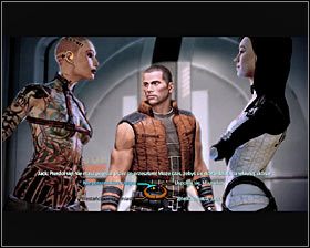 Już po powrocie na pokład Normandii będziesz świadkiem konfrontacji między Jack i Mirandą - Mass Effect 2: Jack, Obiekt zero - opis przejścia, solucja - Mass Effect 2 - poradnik do gry
