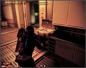 Niedługo przed zakończeniem bitwy jeden z gethów może się ponadto pojawić na górnym balkoniku po lewej stronie (pierwszy screen) i należy się go oczywiście szybko pozbyć - Mass Effect 2: Tali, Zdrada - opis przejścia, solucja - Mass Effect 2 - poradnik do gry