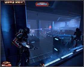 Otwórz drzwi, a znajdziesz się w znacznie większym pomieszczeniu - Mass Effect 2: Legion, Kłótnia w rodzinie - opis przejścia, solucja - Mass Effect 2 - poradnik do gry
