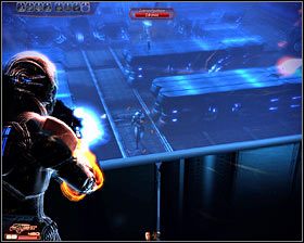 Przed Tobą zadanie o charakterze defensywnym, gdyż będziesz musiał bronić się przed kolejnymi grupami gethów - Mass Effect 2: Legion, Kłótnia w rodzinie - opis przejścia, solucja - Mass Effect 2 - poradnik do gry