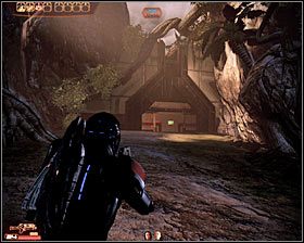 Możesz już przejść po mostku i kontynuować eksplorację okolic fabryki - Mass Effect 2: Zaeed, Cena zemsty - opis przejścia, solucja - Mass Effect 2 - poradnik do gry