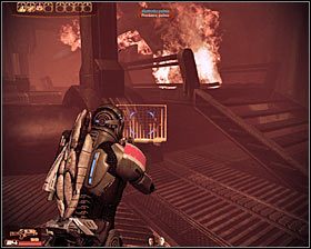 Podążaj cały czas prosto aż dotrzesz do drzwi, które będziesz musiał otworzyć poprzez rozwiązanie doskonale poznanej mini-gry - Mass Effect 2: Zaeed, Cena zemsty - opis przejścia, solucja - Mass Effect 2 - poradnik do gry