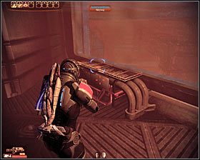Po znalezieniu się w środku skorzystaj przede wszystkim z pokazanego na pierwszym screenie terminalu, dzięki czemu zdobędziesz nowy plan projektu badawczego - Mass Effect 2: Zaeed, Cena zemsty - opis przejścia, solucja - Mass Effect 2 - poradnik do gry