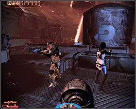 Ruszaj w stronę jedynych dostępnych drzwi - Mass Effect 2: Zaeed, Cena zemsty - opis przejścia, solucja - Mass Effect 2 - poradnik do gry