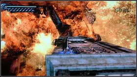 Po chwili znowu pojawi się fala lawy - Chapter III: The Burning Ground (1) | Opis przejścia Bayonetta - Bayonetta - poradnik do gry