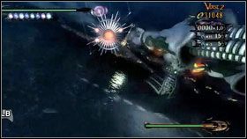 Pojedynek z Temperantią [1] dzieli się na dwa powtarzające etapy - Chapter XIV: Isle Del Sol | Opis przejścia Bayonetta - Bayonetta - poradnik do gry