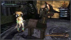 Spadając w przepaść unikamy olbrzymich macek [1] - Chapter IX: Paradiso A Remembrance of Time (2) | Opis przejścia Bayonetta - Bayonetta - poradnik do gry