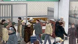 Idź prosto, przejdź przez bramki po lewej lub po prawej (te pośrodku nie działają) i kolejnymi schodami na dół - Rozdziały: Zbieg - Szajba | Trofea Heavy Rain - Heavy Rain - poradnik do gry