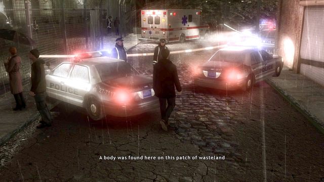 Skieruj się na miejsce zbrodni pytając policjantów o Blakea... - Miejsce zbrodni (Crime Scene) | Opis przejścia Heavy Rain - Heavy Rain - poradnik do gry