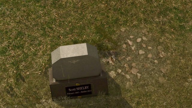 Epilog ten zakłada, że Scott zginął z rąk jednego z pozostałych bohaterów - Grób origami (Origamis Grave) | Epilogi Heavy Rain - Scott - Heavy Rain - poradnik do gry