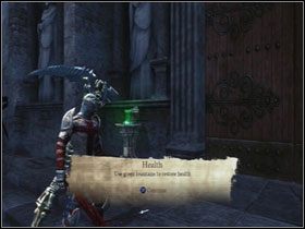 Zielone fontanny regenerują siły witalne - Ważne obiekty w Dantes Inferno | Porady ogólne - Dantes Inferno - poradnik do gry