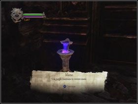 Fioletowe fontanny regenerują manę - Ważne obiekty w Dantes Inferno | Porady ogólne - Dantes Inferno - poradnik do gry