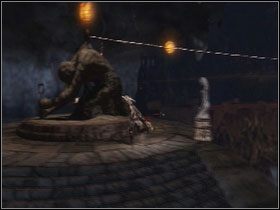 Po wyczyszczeniu parkietu krata w przejściu podniesie się - Opis przejścia - Shores of Acheron (2) | Kompletny opis przejscia - Dantes Inferno - poradnik do gry