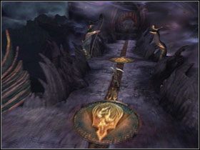 Uruchom dźwignię przy pierwszym posągu z lewej, gdy uderzy w niego piorun - Opis przejścia - Lust (1) | Kompletny opis przejścia Dantes Inferno - Dantes Inferno - poradnik do gry