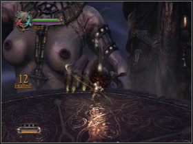 Po wybiciu kolejnych grup nieumarłych Kleopatra zatrzyma platformę - Opis przejścia - Lust (1) | Kompletny opis przejścia Dantes Inferno - Dantes Inferno - poradnik do gry