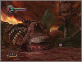 Gdy głowa Cerberusa upadnie na ziemię atakuj ją - Opis przejścia - Gluttony (1) | Kompletny opis przejścia Dantes Inferno - Dantes Inferno - poradnik do gry