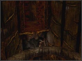 Uruchom dźwignię na dolnej platformie, szybko wskocz na podest z drugą dźwignią, a z niego na środkową windę - Opis przejścia - Greed (1) | Kompletny opis przejścia Dantes Inferno - Dantes Inferno - poradnik do gry