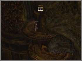 Skocz w przepaść i naciśnij R1 , a następnie zeskocz na tryby - Opis przejścia - Greed (4) | Kompletny opis przejścia Dantes Inferno - Dantes Inferno - poradnik do gry