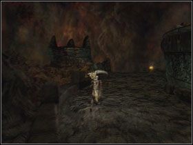 Po dojechaniu na miejsce uruchom drugą dźwignię - Opis przejścia - Greed (5) | Kompletny opis przejścia Dantes Inferno - Dantes Inferno - poradnik do gry