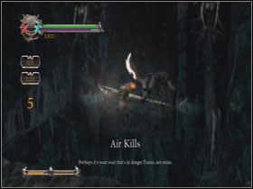 Na trzeciej platformie musisz zabić w powietrzu 5 przeciwników - Opis przejścia - Fraud (1) | Kompletny opis przejścia Dantes Inferno - Dantes Inferno - poradnik do gry