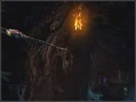 Po zaliczeniu zadania wskocz na linę i opuszczaj się na kolejne w dół - Opis przejścia - Fraud (2) | Kompletny opis przejścia Dantes Inferno - Dantes Inferno - poradnik do gry