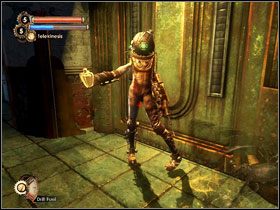 14 - Okrążamy łóżko na którym odpoczywa nasza droga córka i wyciągamy spod niego dziennik - Persephone Outer | Opis przejścia BioShock 2 - BioShock 2 - poradnik do gry