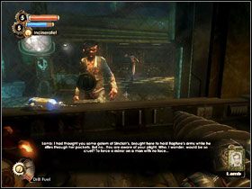 26 - Rozpuszczając bryłę lodu, wygrzebujemy z niego niedostępny wcześniej dziennik - Ryan Amusements | Opis przejścia BioShock 2 - BioShock 2 - poradnik do gry