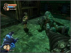 01 - Zanim będziemy mogli przejść dalej, konieczne będzie złamanie zabezpieczeń w drzwiach na południu - Paupers Drop | Opis przejścia BioShock 2 - BioShock 2 - poradnik do gry