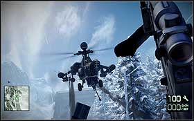 Kiedy pojawi się śmigłowiec, poczekaj aż samochód przejedzie przez tunel i dopiero wtedy, zacznij strzelać - Zimna wojna | Opis przejścia Battlefield Bad Company 2 - Battlefield: Bad Company 2 - poradnik do gry