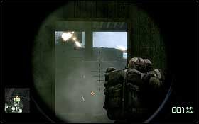 Zabij resztę przeciwników, aż w końcu dojdziesz do domku, pod który zajedzie Wodnik i zacznie Cię ostrzeliwać - W górę rzeki (2) | Opis przejścia Battlefield Bad Company 2 - Battlefield: Bad Company 2 - poradnik do gry