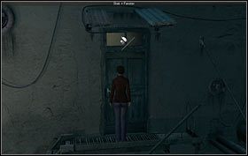 Wejdź po schodach i wsadź śrubokręt w otwór w drzwiach - Blake Avenue, Nowy Jork (cz. 2) - Opis przejścia - 19.10.2009 - Art of Murder: Karty Przeznaczenia - poradnik do gry