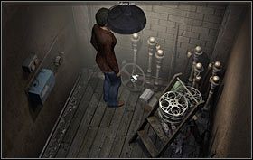 Opuść pomieszczenie i maszeruj na widownię (po prawej) - Blake Avenue, Nowy Jork (cz. 3) - Opis przejścia - 19.10.2009 - Art of Murder: Karty Przeznaczenia - poradnik do gry