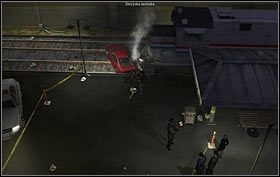 Tam podejdź do pociągu i zbadaj wierzchołek szlabanu (po prawej; zbliżenie) - Blake Avenue, Nowy Jork (cz. 4) - Opis przejścia - 19.10.2009 - Art of Murder: Karty Przeznaczenia - poradnik do gry