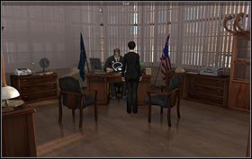 Po tak owocnej pracy udaj się do sekretariatu - Biuro terenowe FBI - Bronx, Nowy Jork (cz. 2) - Opis przejścia - 20.10.2009 - Art of Murder: Karty Przeznaczenia - poradnik do gry