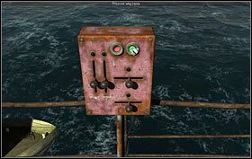 Zabierz wetkniętą za jego obudowę kartę jokera i wciśnij zielony przycisk, by uruchomić panel - Fort - Maine (cz. 2) - Opis przejścia - 24.10.2009 - Art of Murder: Karty Przeznaczenia - poradnik do gry