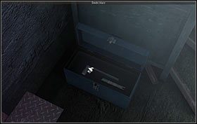 Wreszcie podejdź do drzwi, które - rzecz jasna - są zamknięte (kolejna krótka wymiana zdań z mordercą) - Fort - Maine (cz. 3) - Opis przejścia - 24.10.2009 - Art of Murder: Karty Przeznaczenia - poradnik do gry