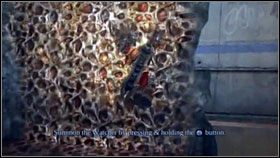 Po rozpoczęciu rozdziału [1] biegniemy prosto i wspinamy się na ścianę przed nami [2] - Seraphim Hotel | Opis przejścia Darksiders - Darksiders - poradnik do gry