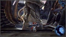 Po walce podchodzimy do stojących obok kamiennych gargulców [1] - Scalding Gallow | Opis przejścia Darksiders - Darksiders - poradnik do gry