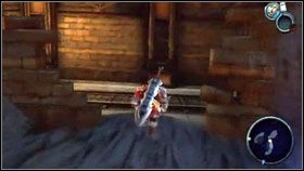 Po kilku krokach zobaczymy jezioro płynnej skały, na którym będą unosić się dwie niebieskie kule [1] - Scalding Gallow | Opis przejścia Darksiders - Darksiders - poradnik do gry