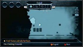 Maksymalnie na południe od pierwszego artefaktu, znajdziemy 3 sarkofagi [1] [2] - The Choking Grounds (1) | Opis przejścia Darksiders - Darksiders - poradnik do gry