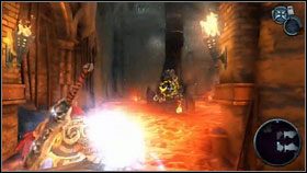 Kilka kroków dalej poznamy następną właściwość Crossblade - absorbowanie i przenoszenie energii [1] - Twilight Cathedral (3) | Opis przejścia Darksiders - Darksiders - poradnik do gry