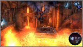 Gdy rzucimy w niego Crossbladem , wysepki zaczną się podnosić [1] - Twilight Cathedral (4) | Opis przejścia Darksiders - Darksiders - poradnik do gry