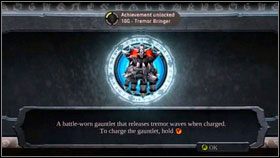W środku czeka na nas rzeźba przykuta łańcuchami [1] , a w niej Tremor Gauntlet [2] - The Hollows (1) | Opis przejścia Darksiders - Darksiders - poradnik do gry
